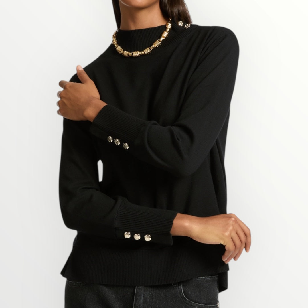 ELENA MIRO' - MAGLIA CON BOTTONI