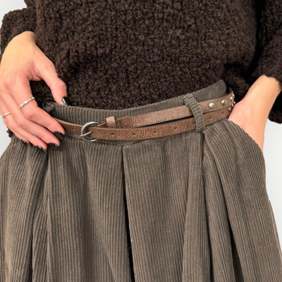 LOFT.73 - PANTALONE EUCALIPTO