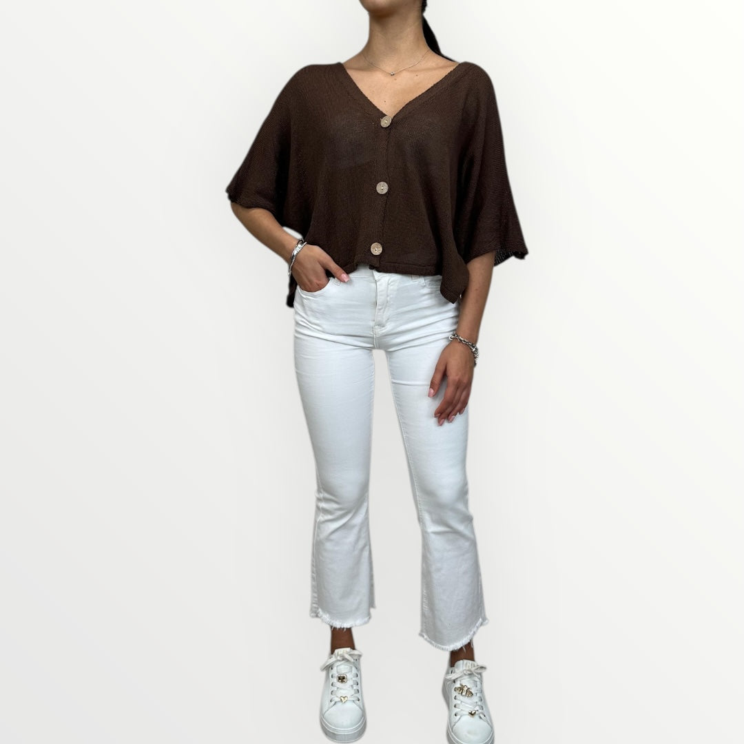 LOFT.73 - CARDIGAN MELOGRANO