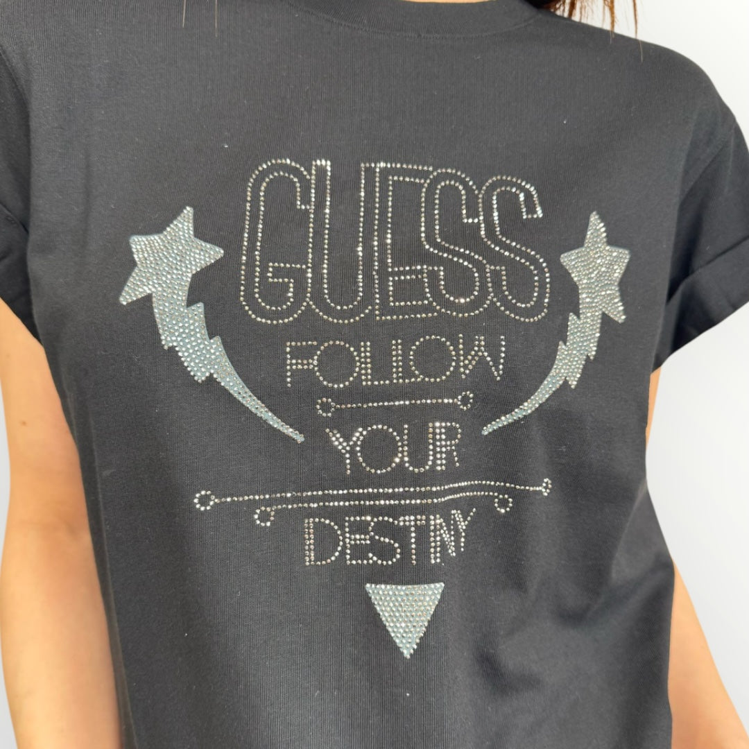 GUESS - T-SHIRT CON SCRITTA