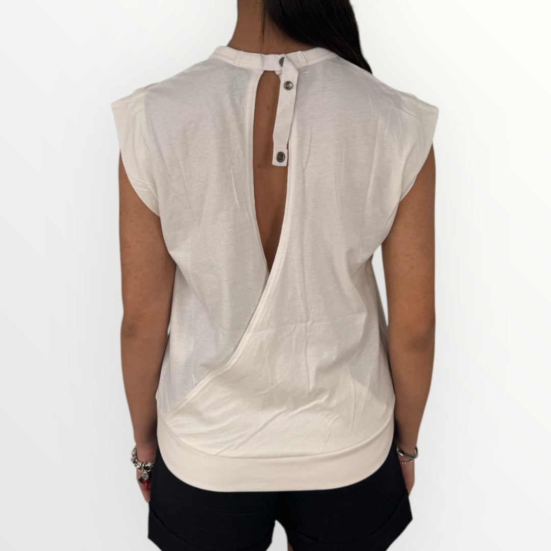 G-STAR RAW - T-SHIRT CON APERTURA SUL RETRO