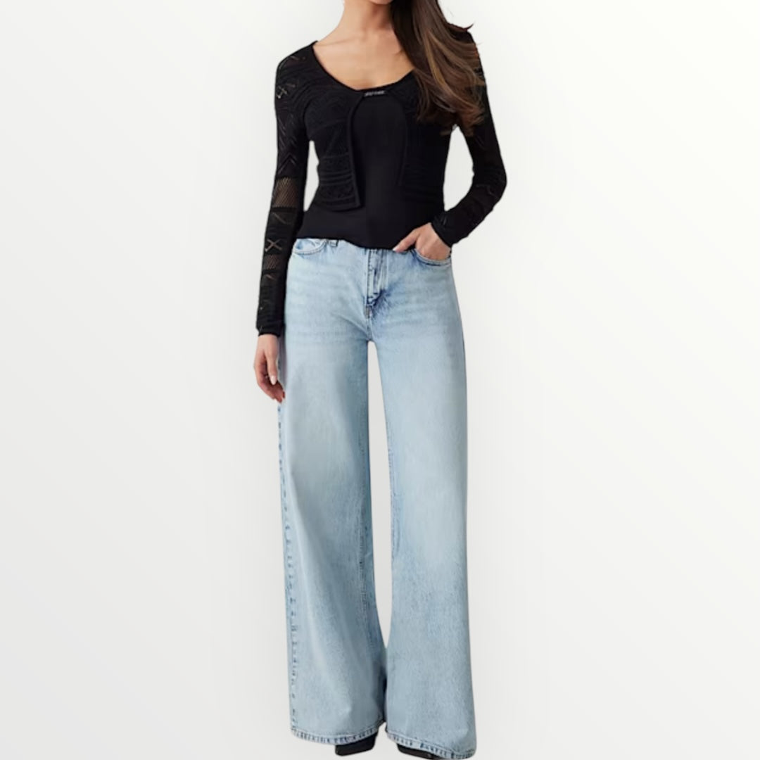 GUESS - CARDIGAN TRAFORATO