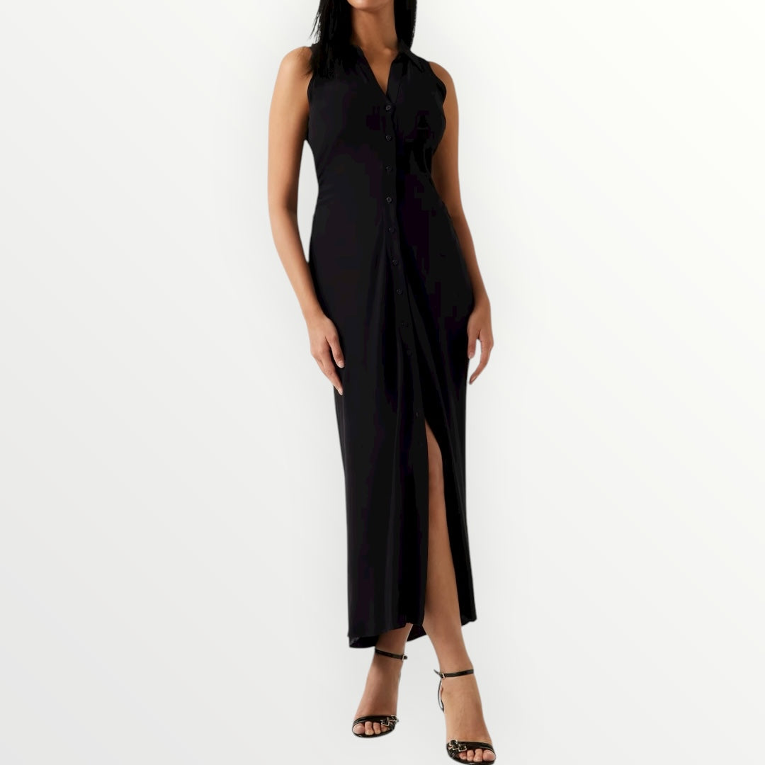 GUESS - ABITO LUNGO CON BOTTONI