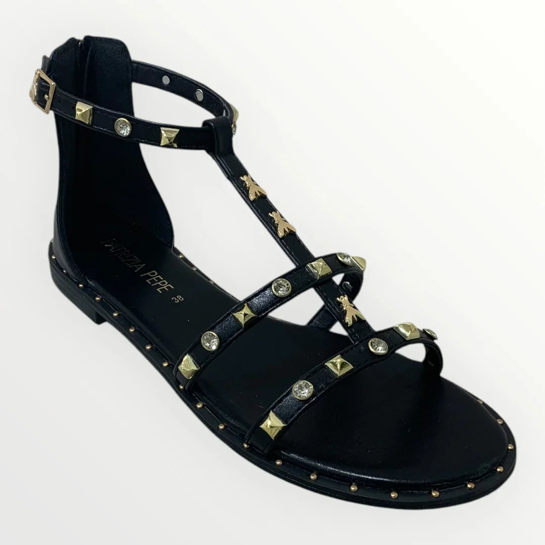 PATRIZIA PEPE - SANDALO CON BORCHIE