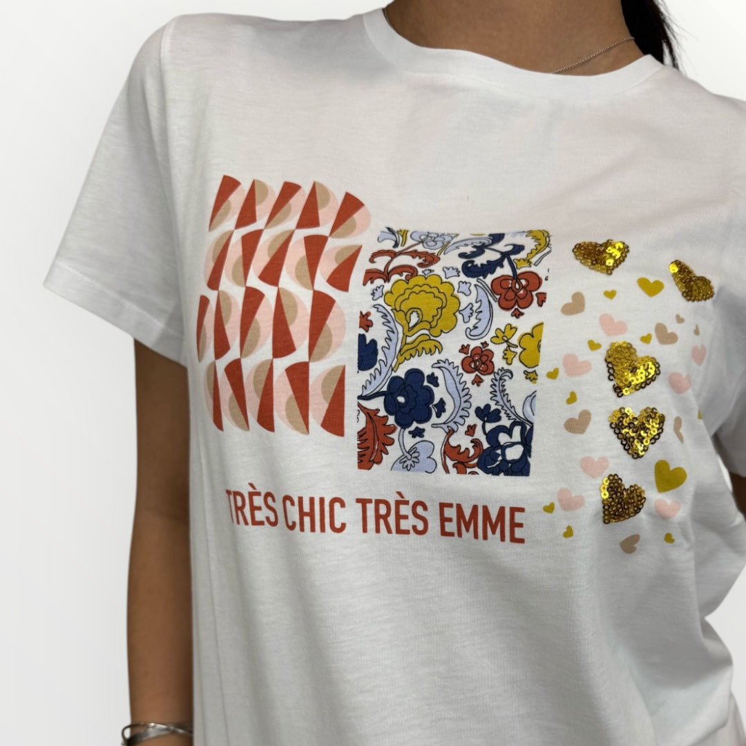 EMME MARELLA - T-SHIRT OVEST