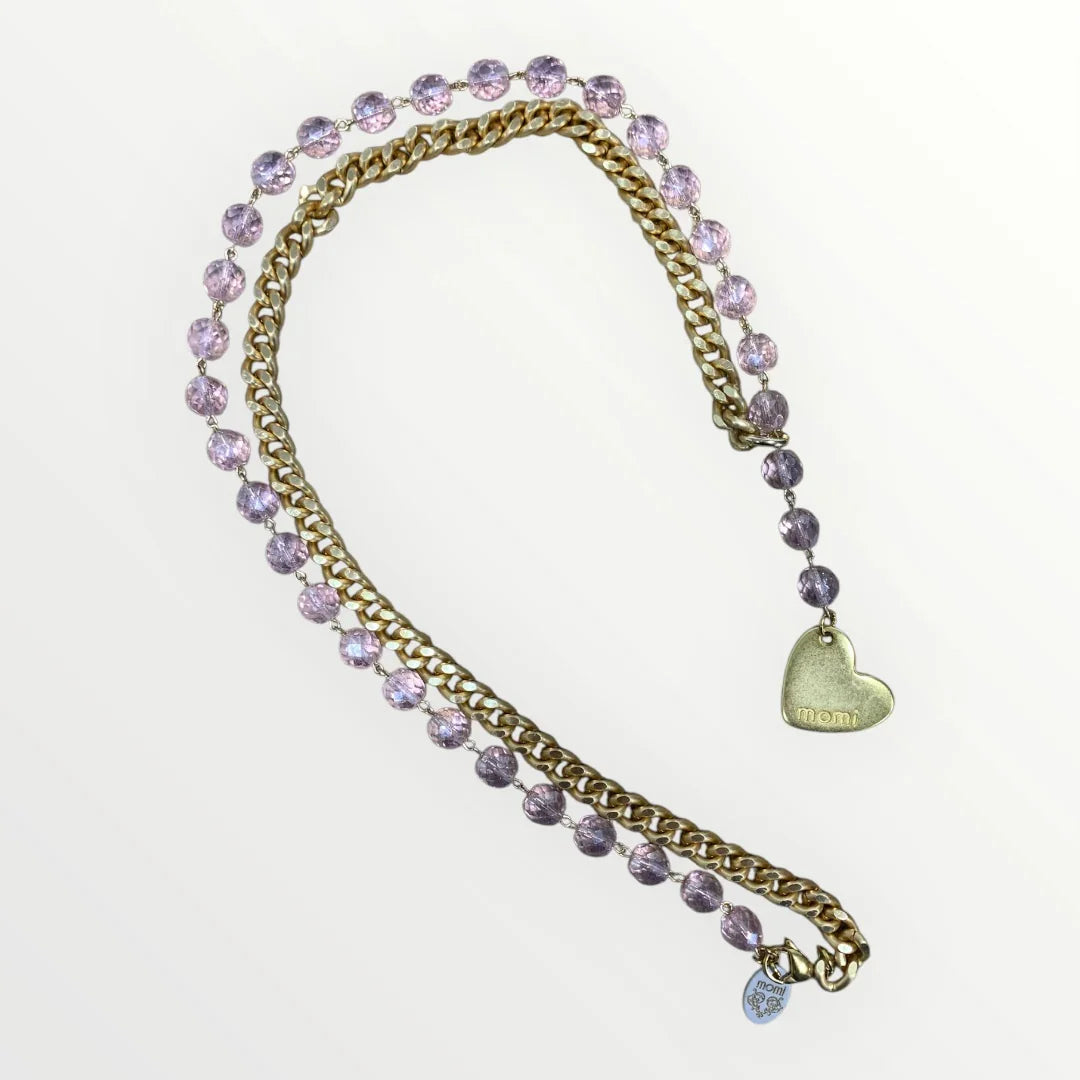 MOMI - COLLANA FRANCESCA LUNGA CUORE