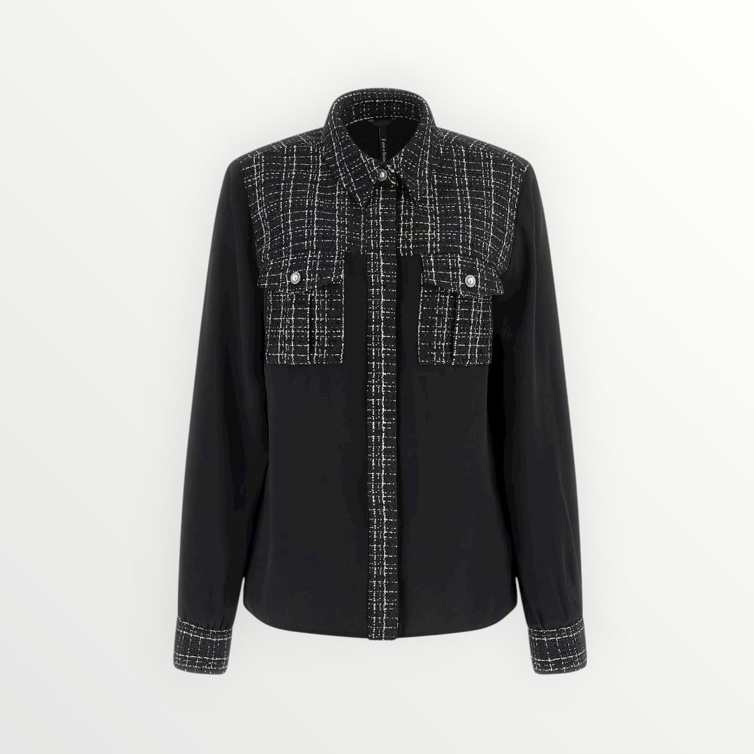 GUESS - GIACCA CON PROFILI BOUCLE'