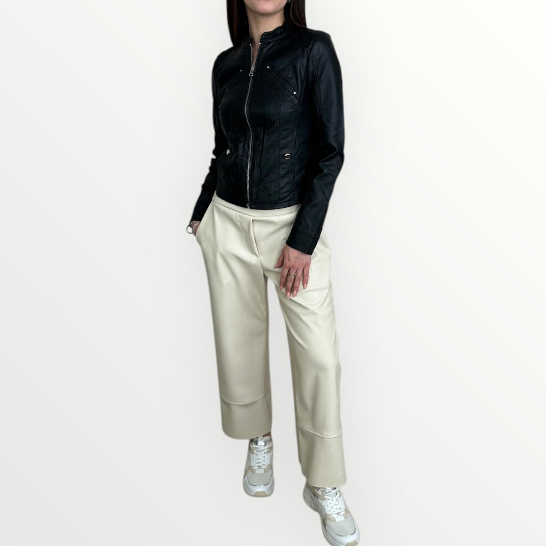 VERO MODA - GIACCA IN ECOPELLE