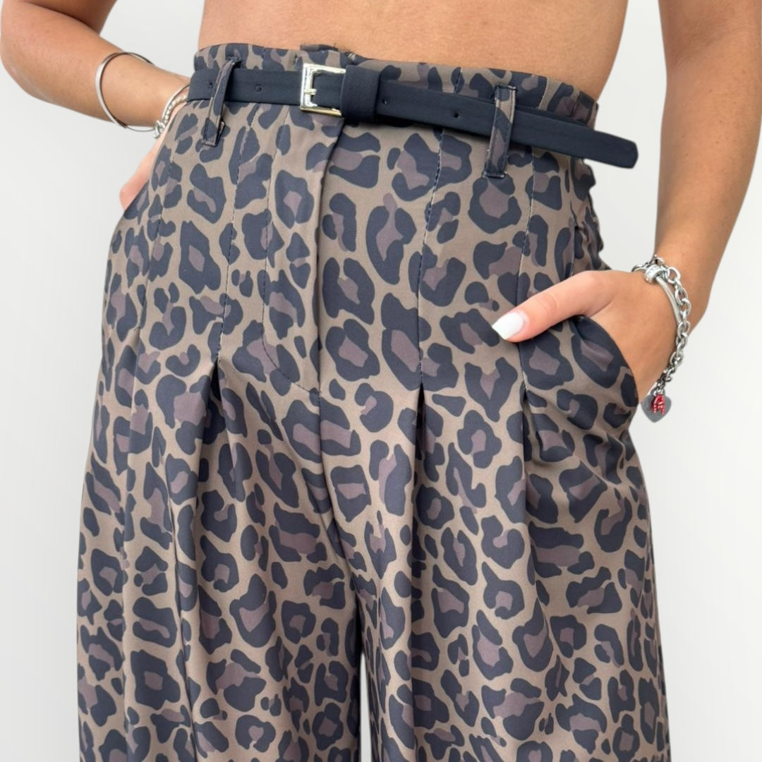 IMPERIAL - PANTALONE A PALAZZO CON PINCE