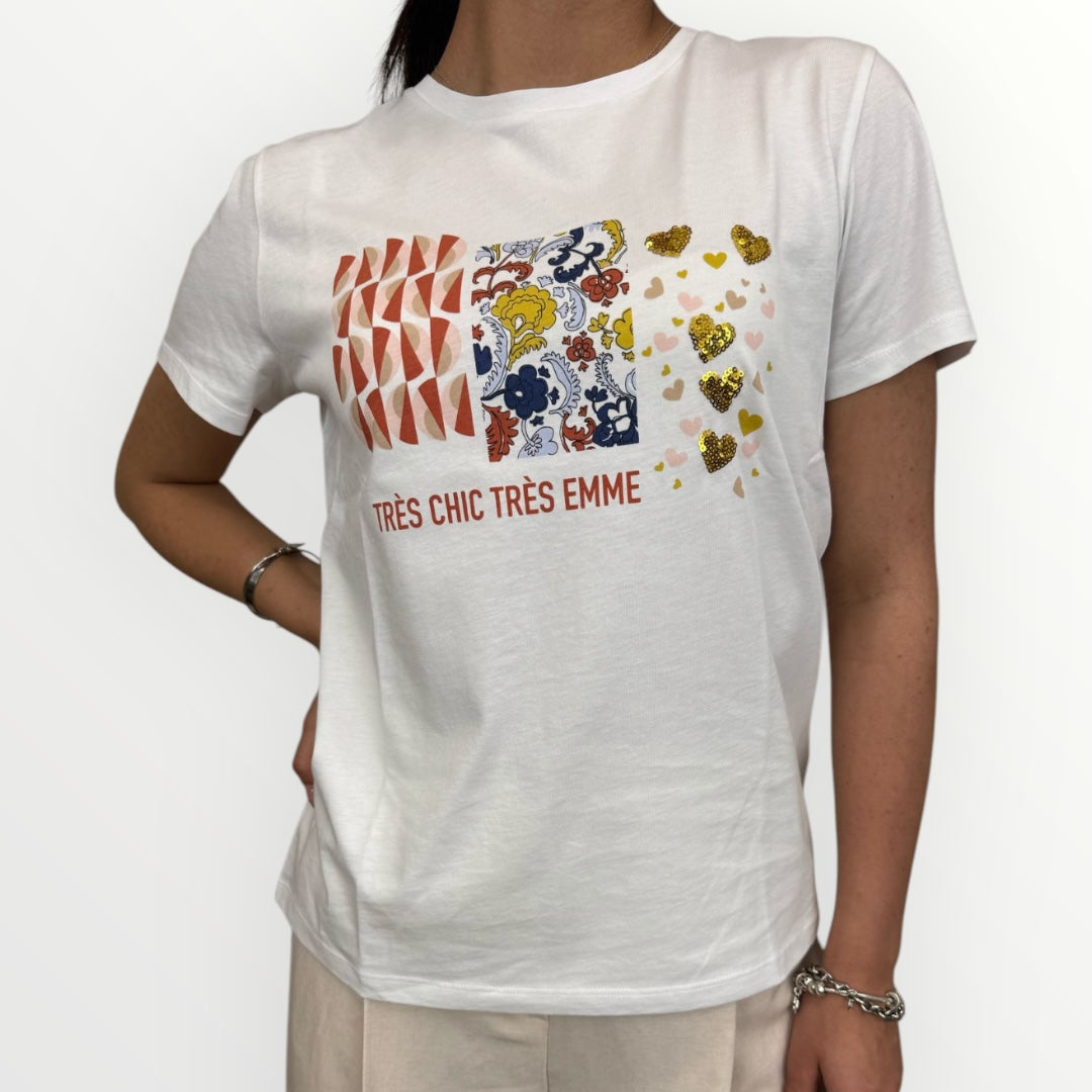 EMME MARELLA - T-SHIRT OVEST