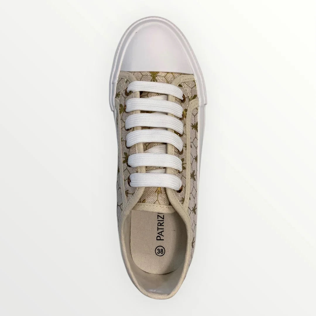 PATRIZIA PEPE - SNEAKER CON STAMPE DORATE
