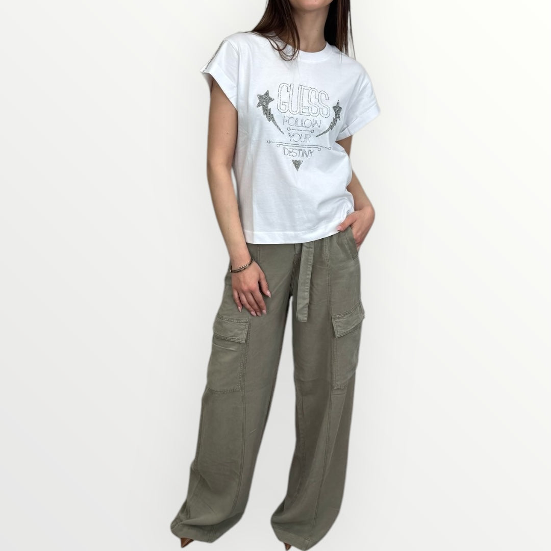 GUESS - T-SHIRT CON SCRITTA