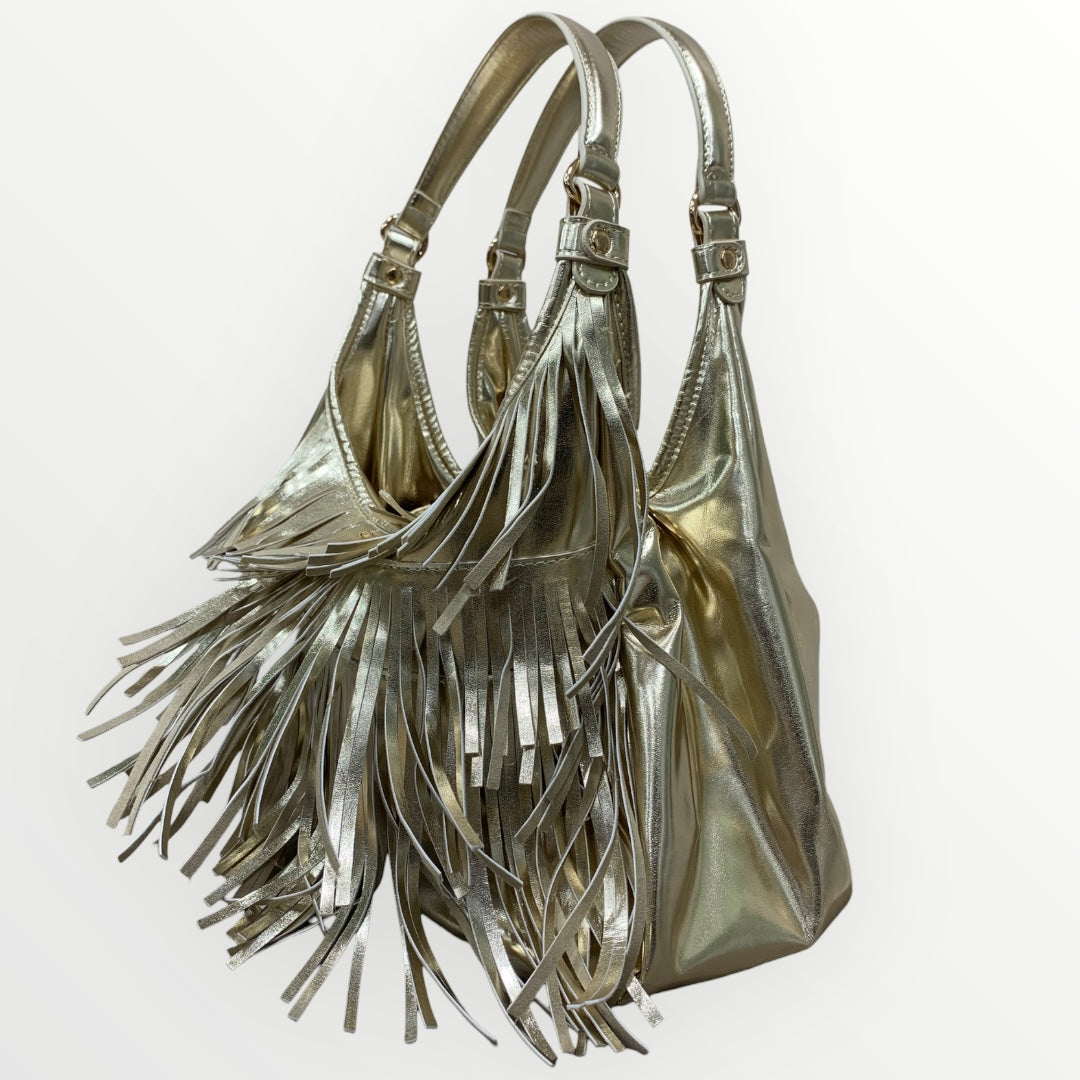 MIMI' MUA' - BORSA GRANDE CON FRANGE
