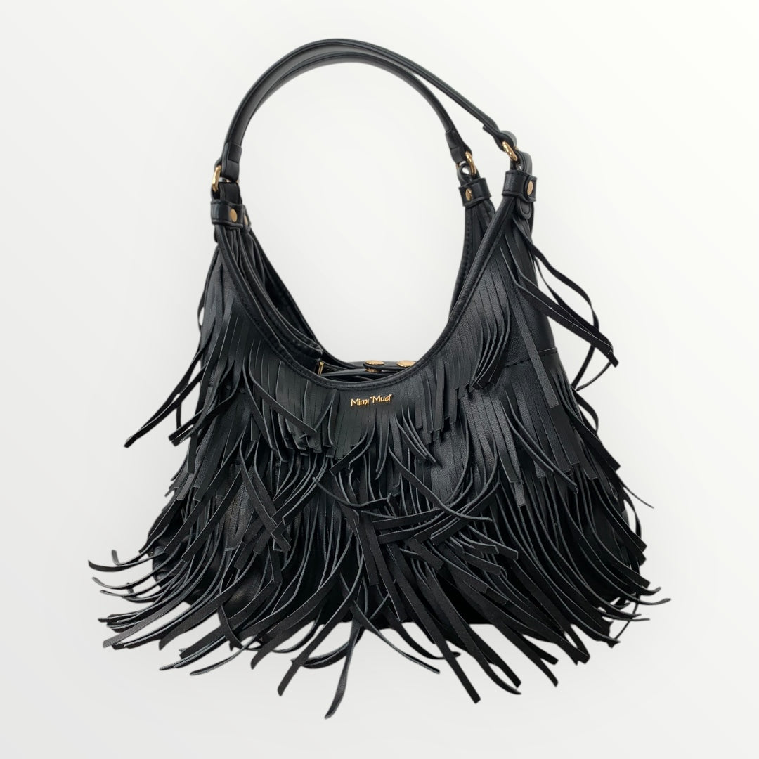MIMI' MUA' - BORSA GRANDE CON FRANGE