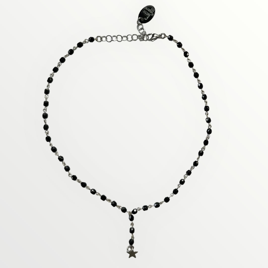 MOMI - COLLANA ROSARIO CORTO STELLA