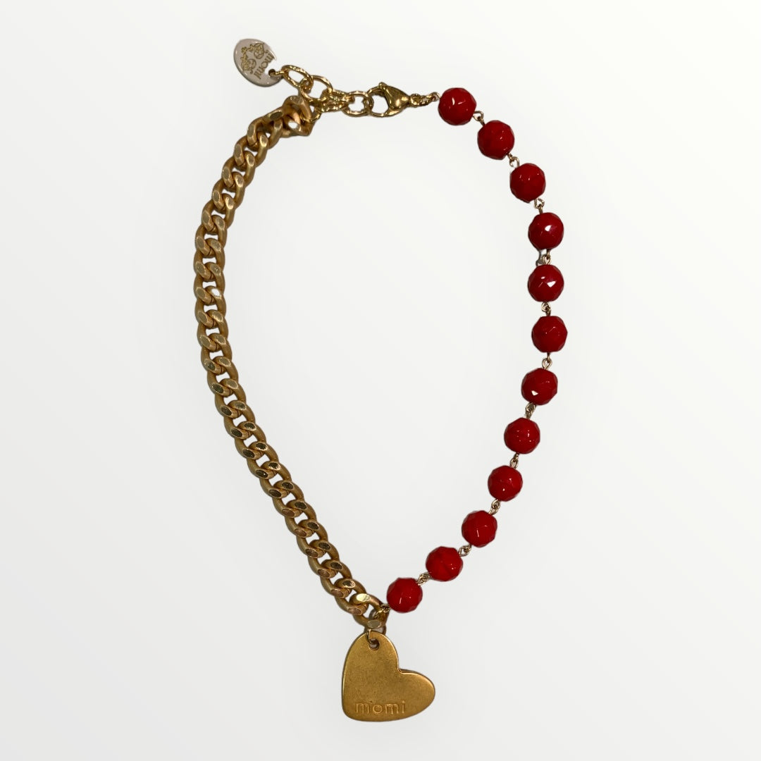 MOMI - COLLANA FRANCESCA CORTA CUORE