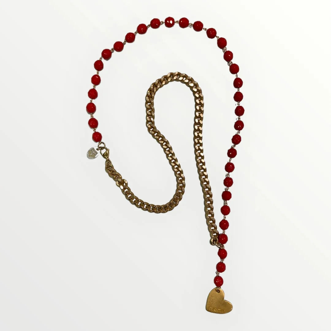 MOMI - COLLANA FRANCESCA LUNGA CUORE