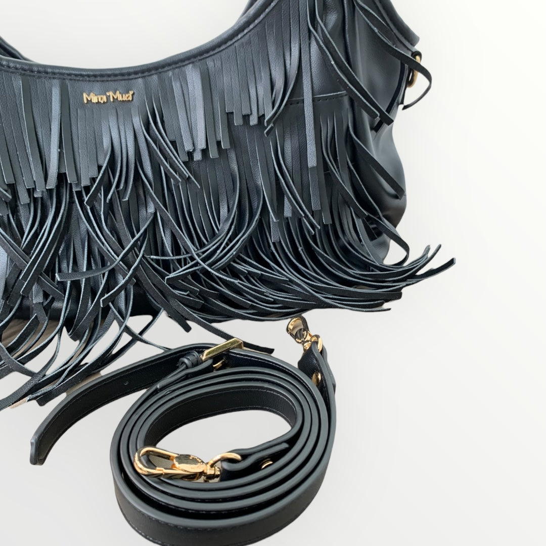 MIMI' MUA' - BORSA GRANDE CON FRANGE