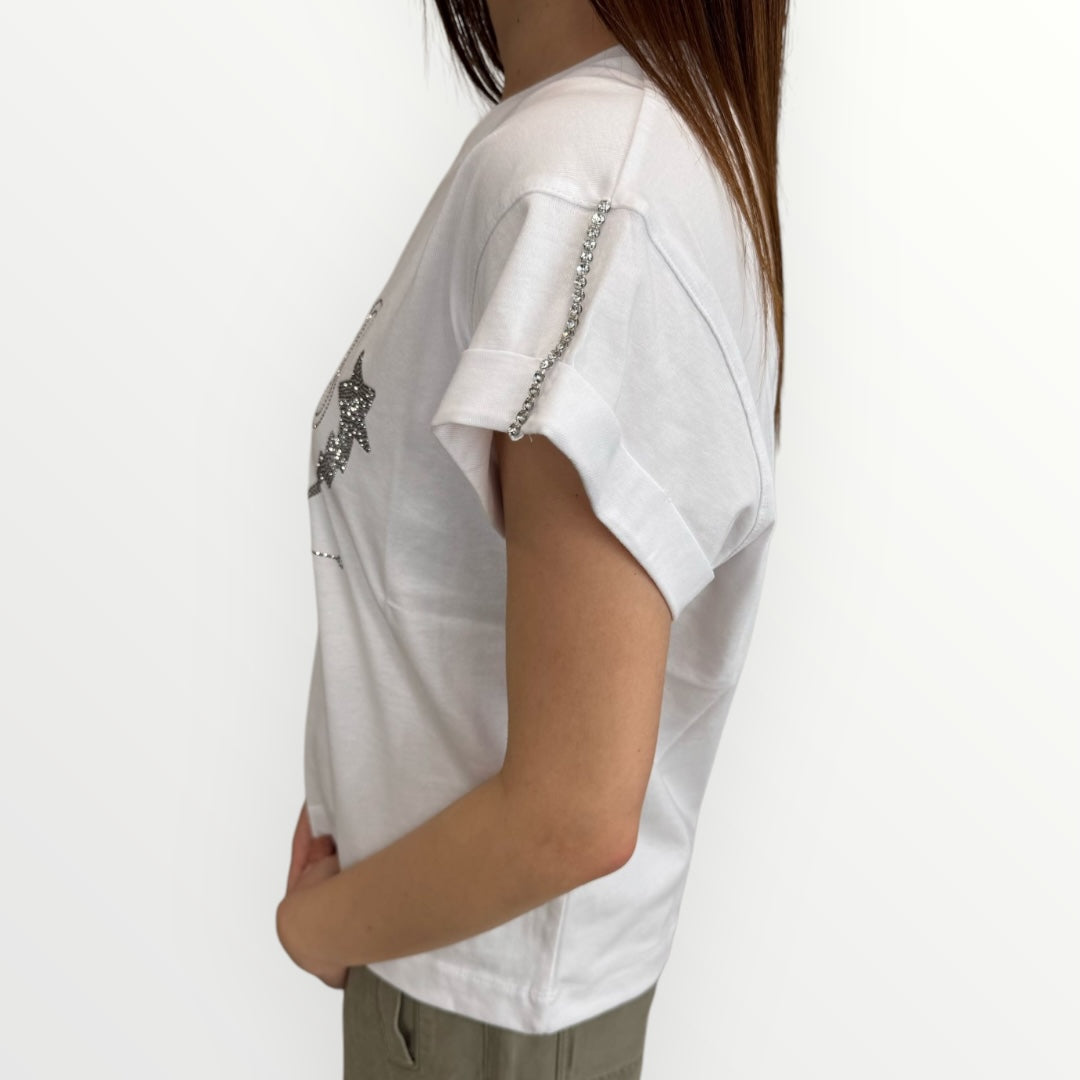 GUESS - T-SHIRT CON SCRITTA