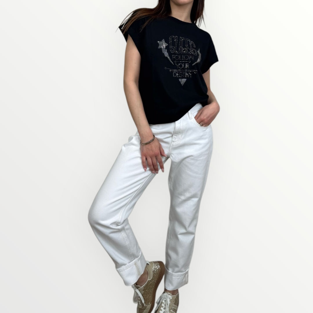GUESS - T-SHIRT CON SCRITTA