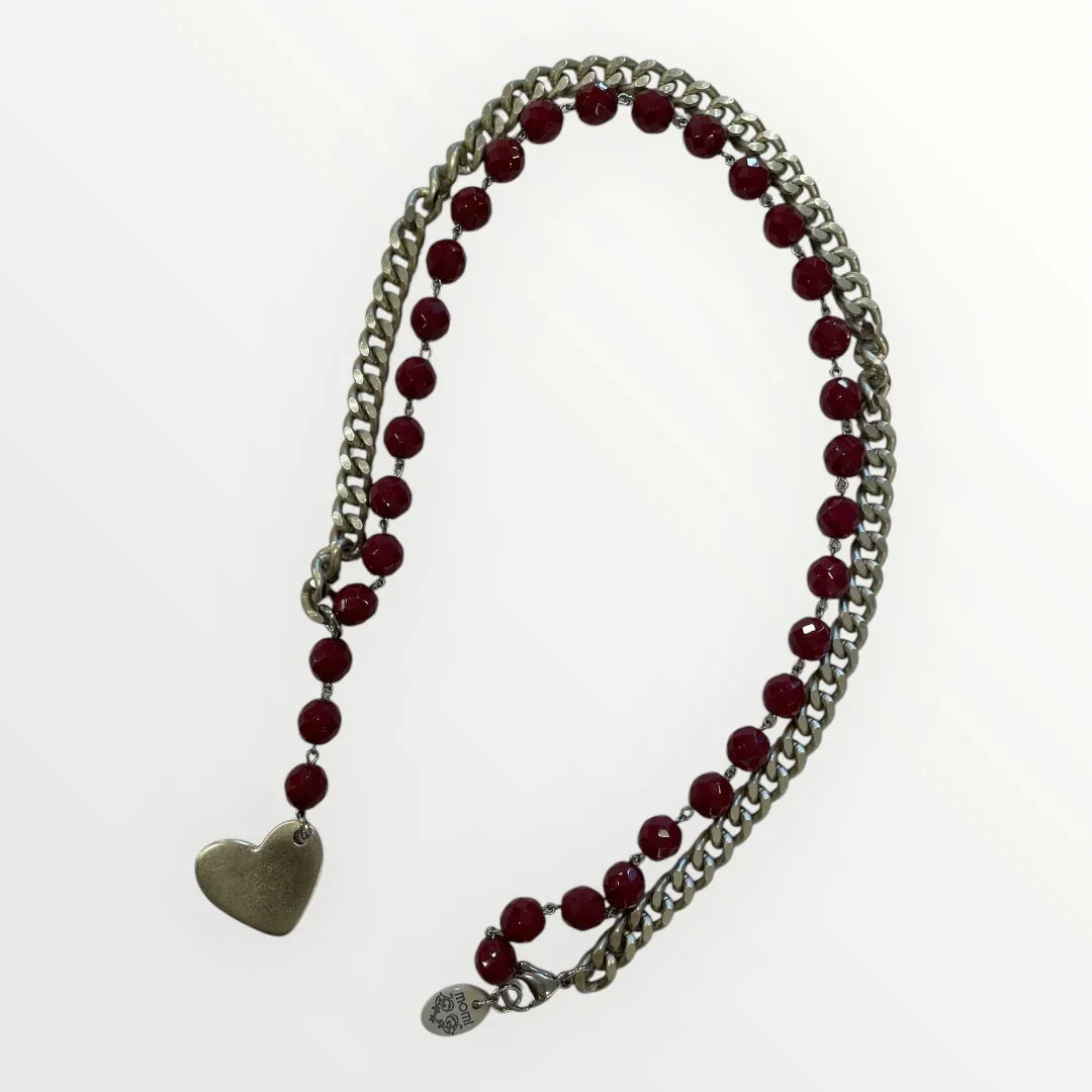 MOMI - COLLANA FRANCESCA LUNGA CUORE