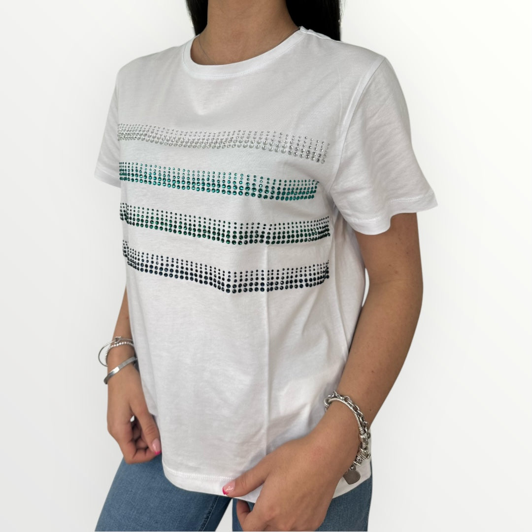 EMME MARELLA - T-SHIRT FOGLIA