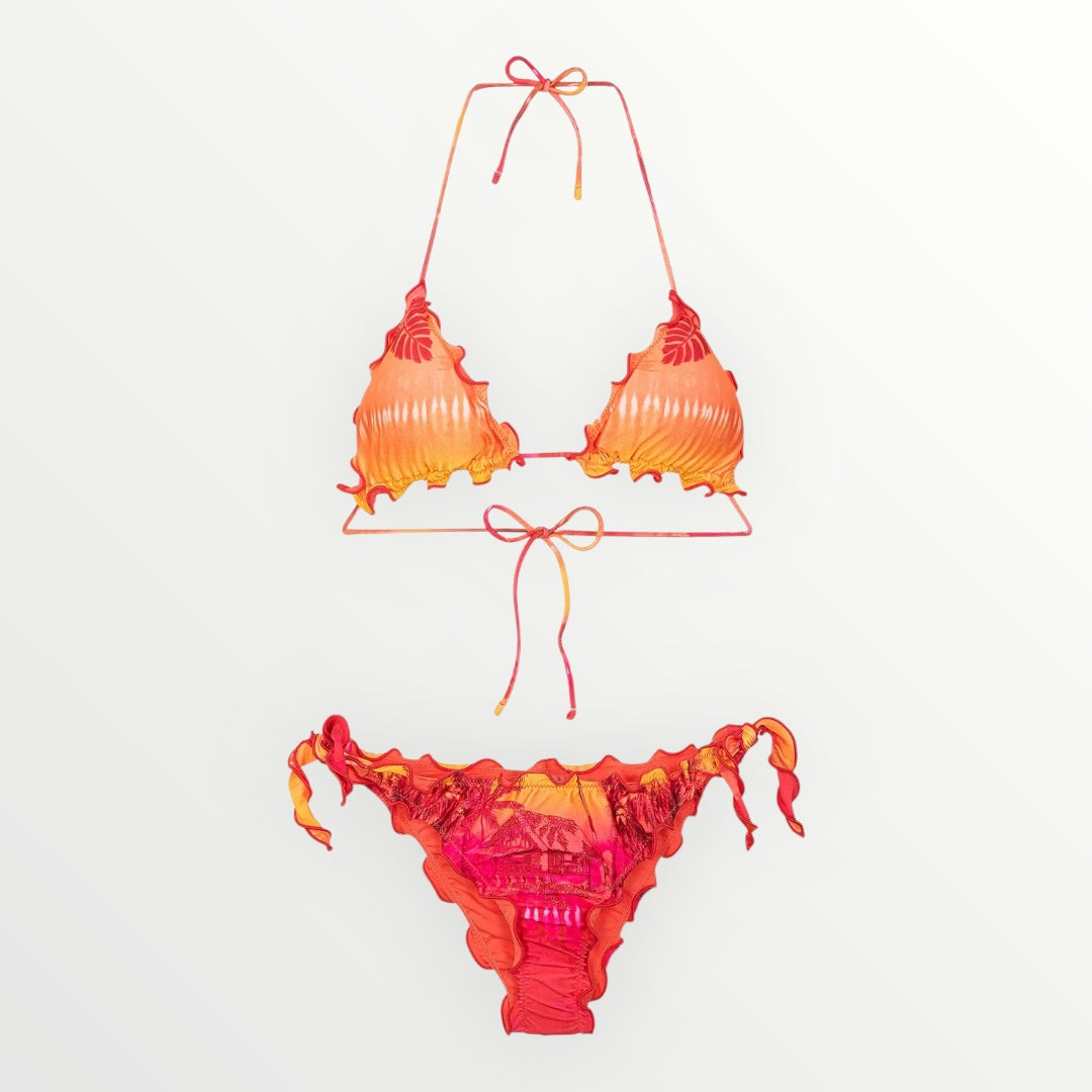 EFFEK - BIKINI A TRIANGOLO CON ARRICCIATURE