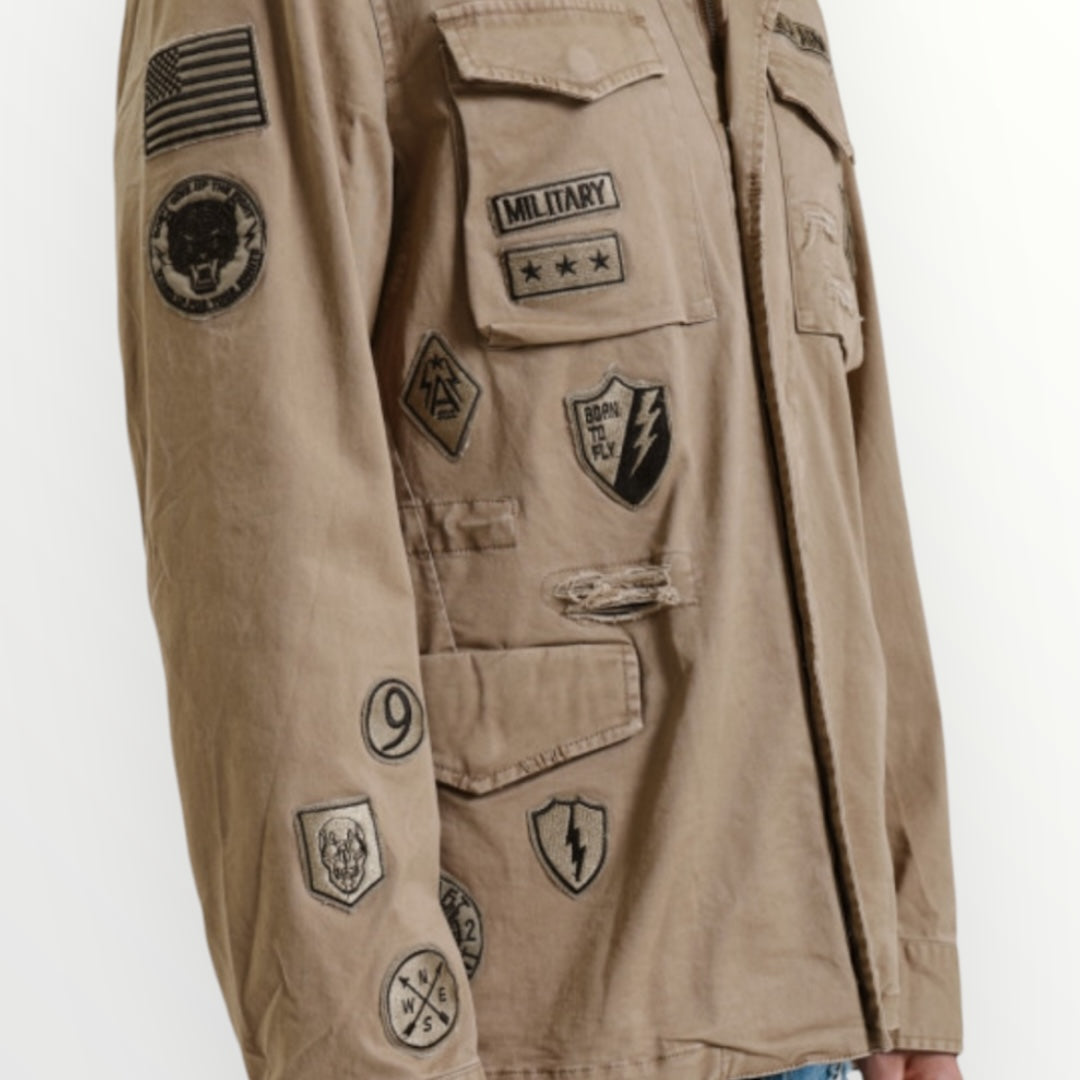 GIANNI LUPO - GIUBBOTTO CON PATCH