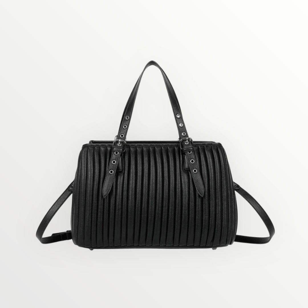 MIMI MUA' - BORSA SHOPPING PLISSETTATA