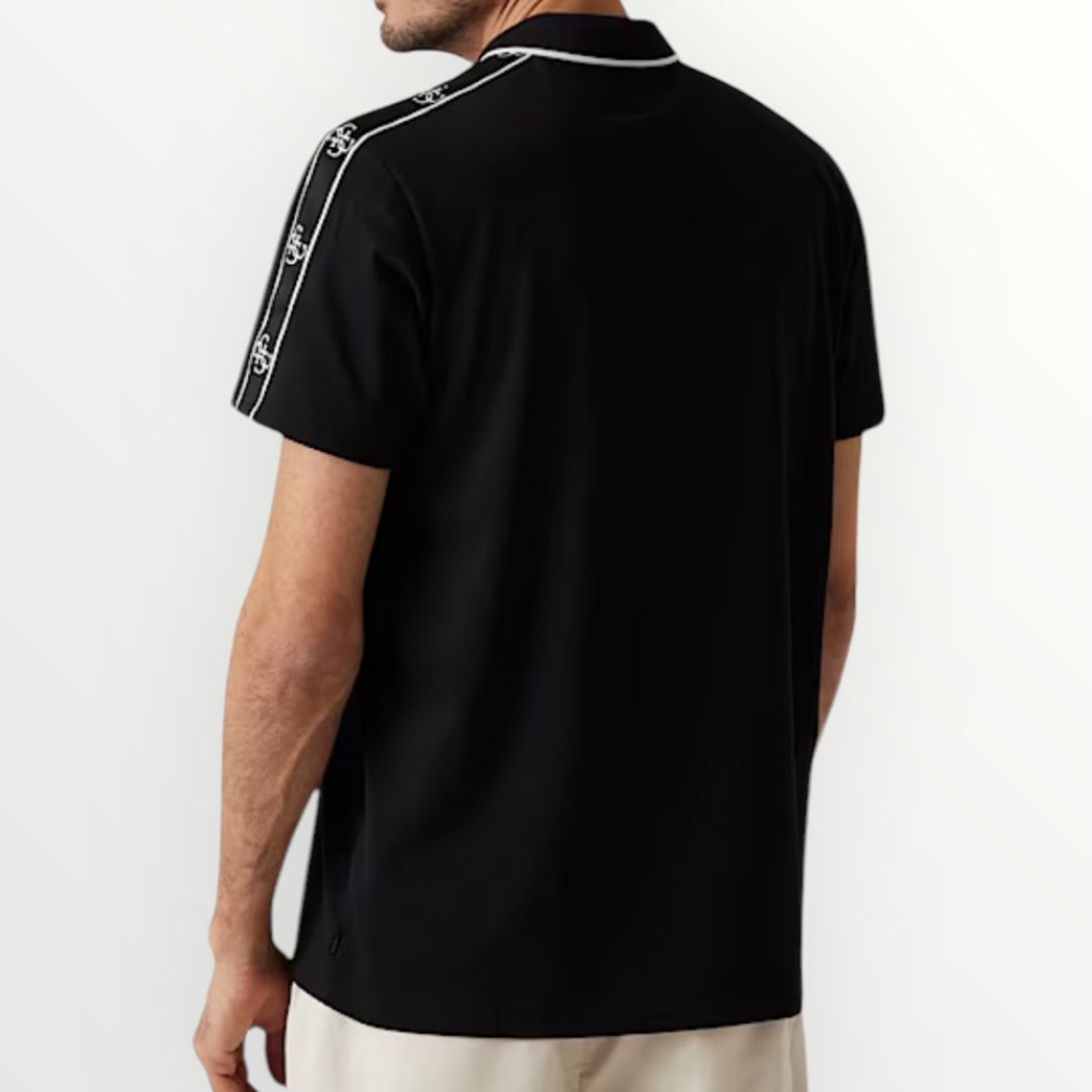 GUESS - POLO CON FINITURE A CONTRASTO