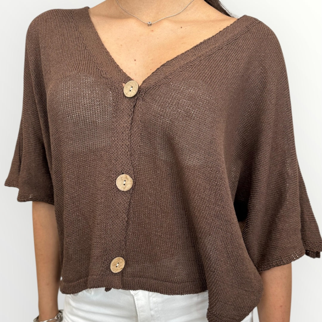 LOFT.73 - CARDIGAN MELOGRANO