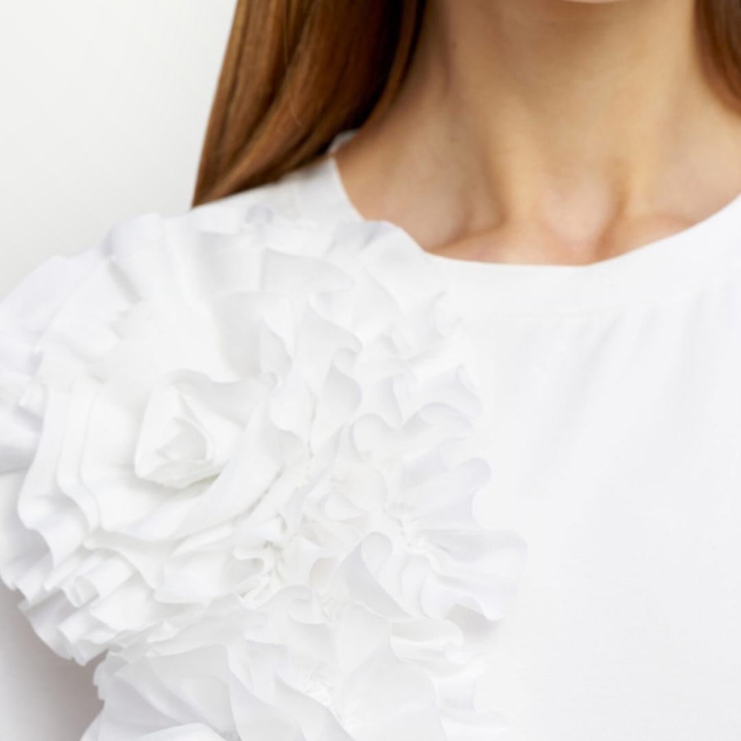 NO SECRETS - T-SHIRT CON ROSE