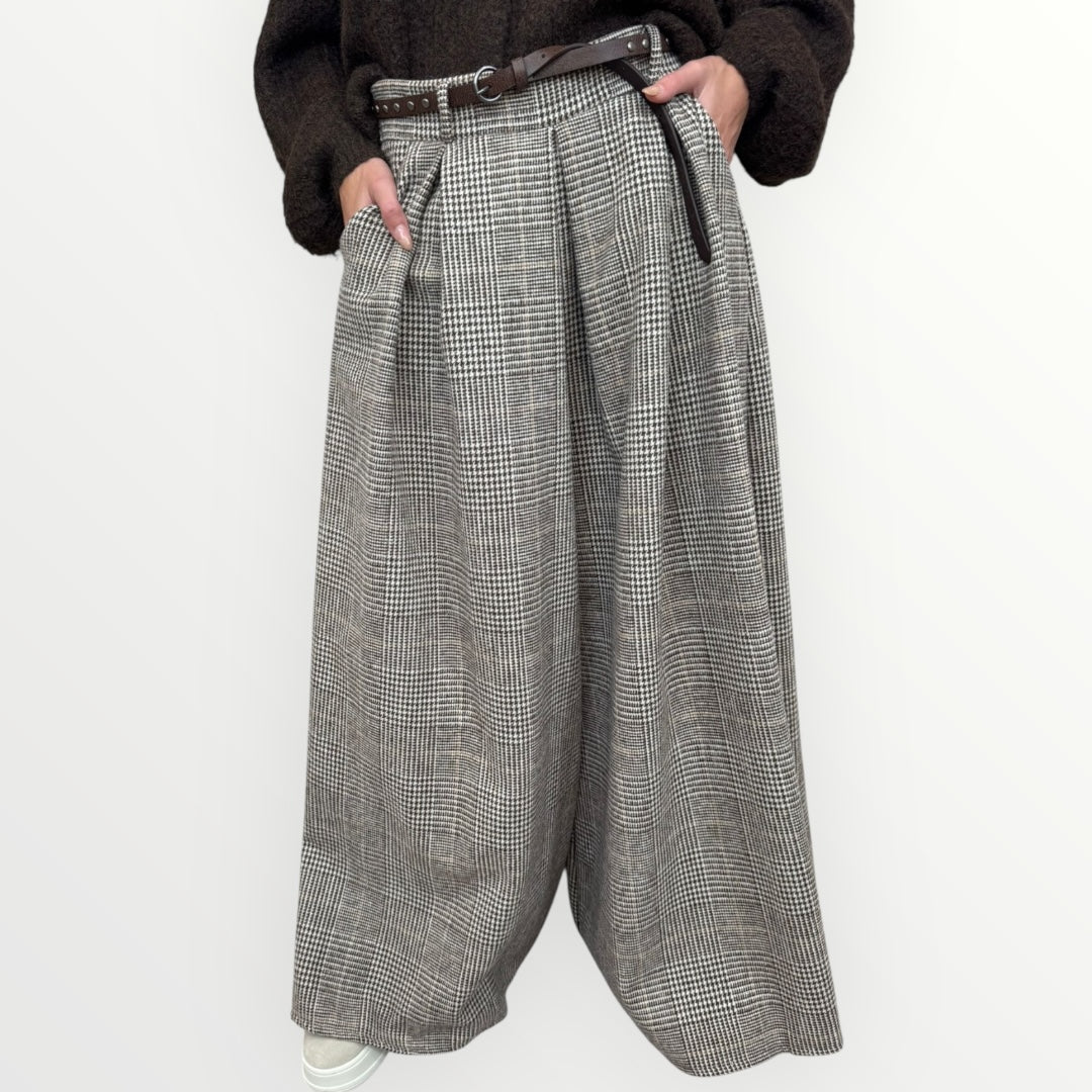 LOFT.73 - PANTALONE TRIFOGLIO