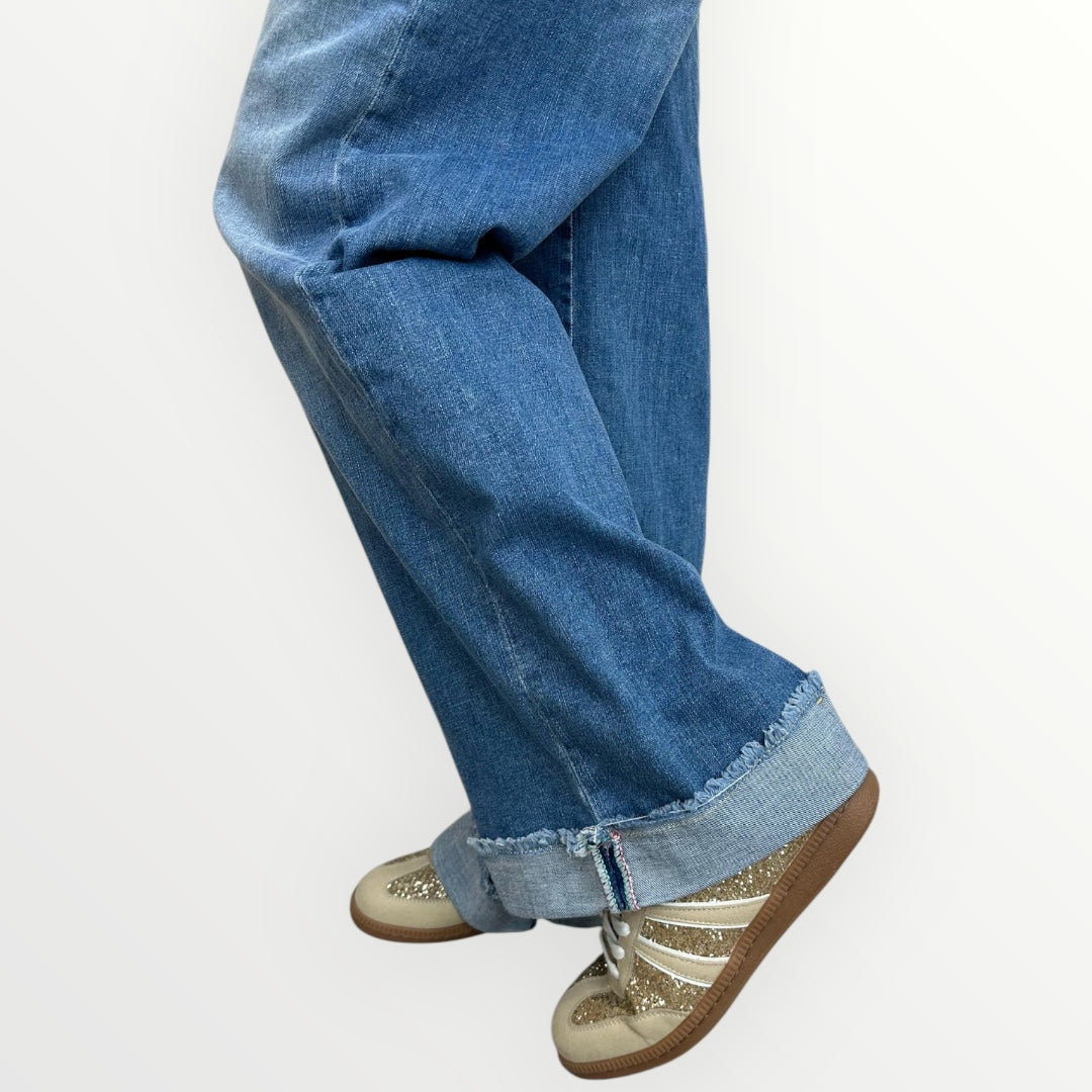 PLEASE - JEANS A PALAZZO