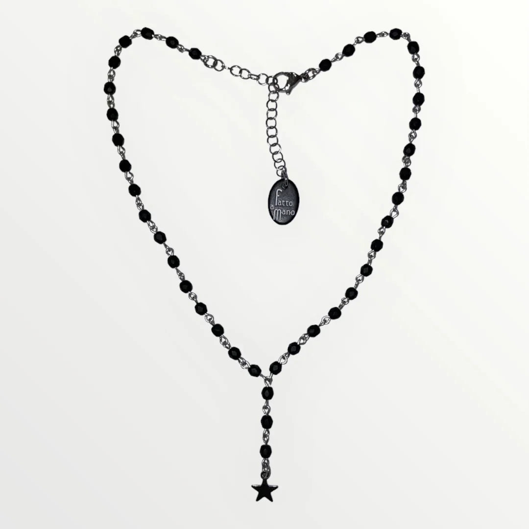MOMI - COLLANA ROSARIO CORTO STELLA
