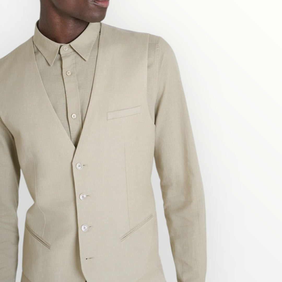 ANTONY MORATO - GILET IN MISTO LINO
