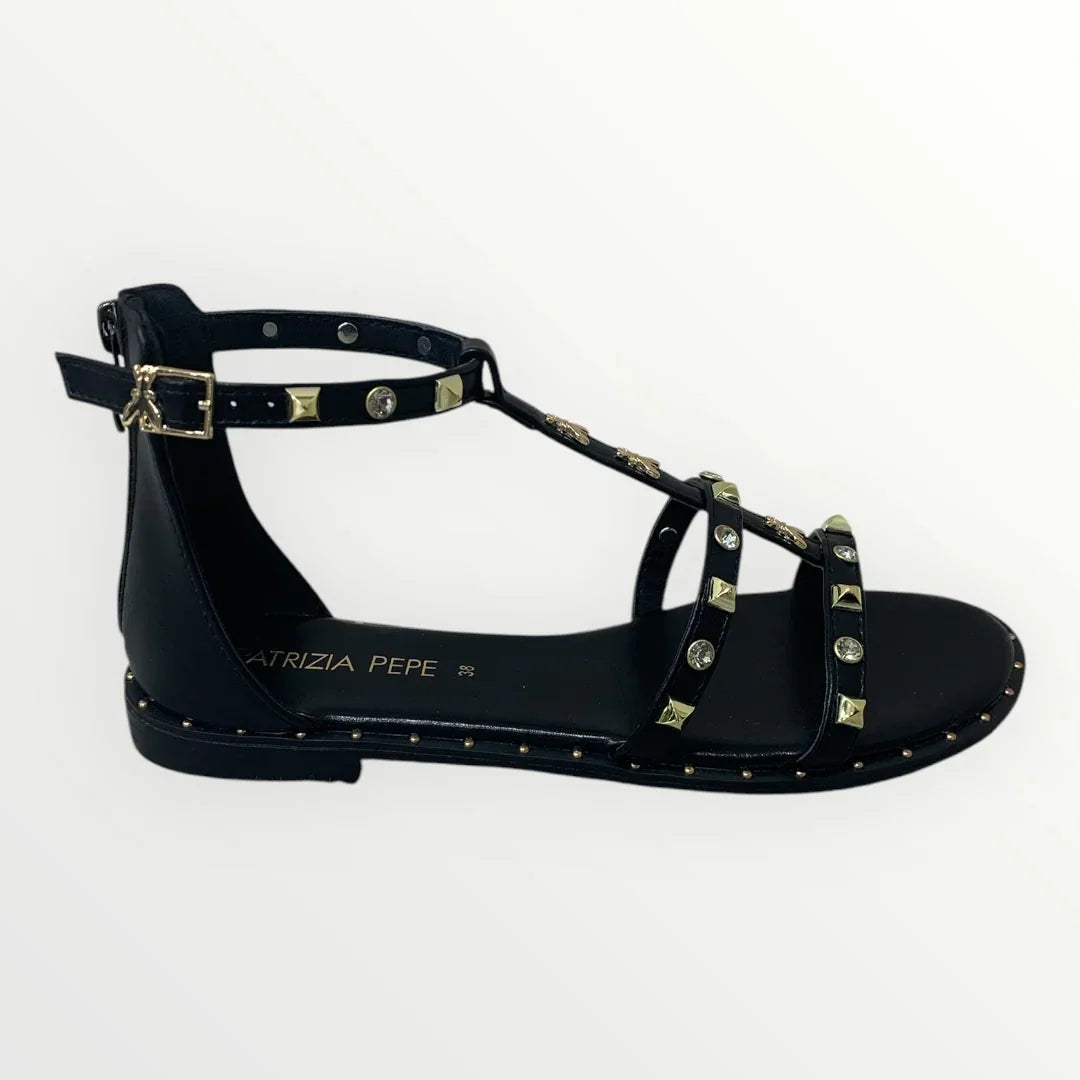 PATRIZIA PEPE - SANDALO CON BORCHIE