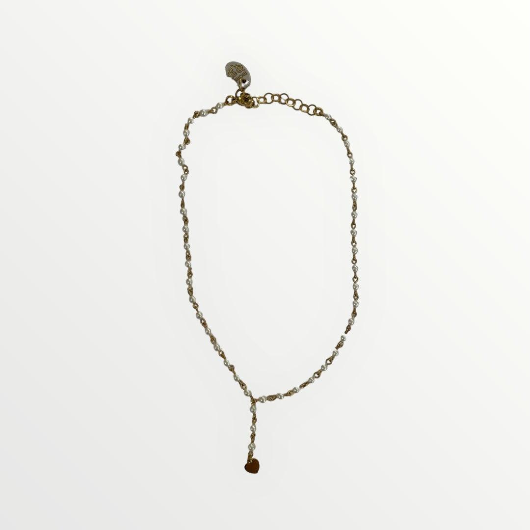 MOMI - COLLANA ROSARIO CORTO CUORE - LOFT.73