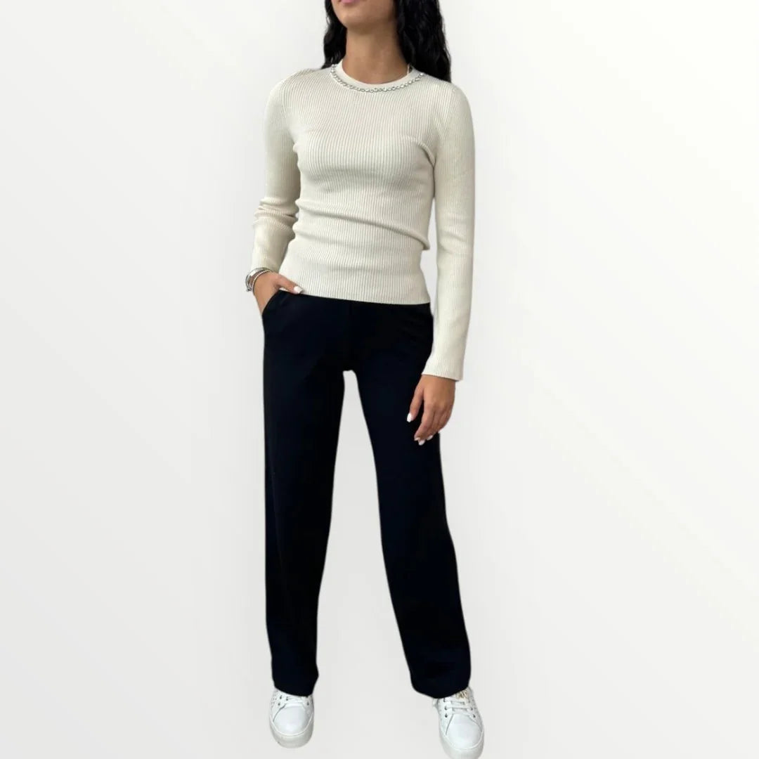 ONLY - MAGLIA A COSTINE