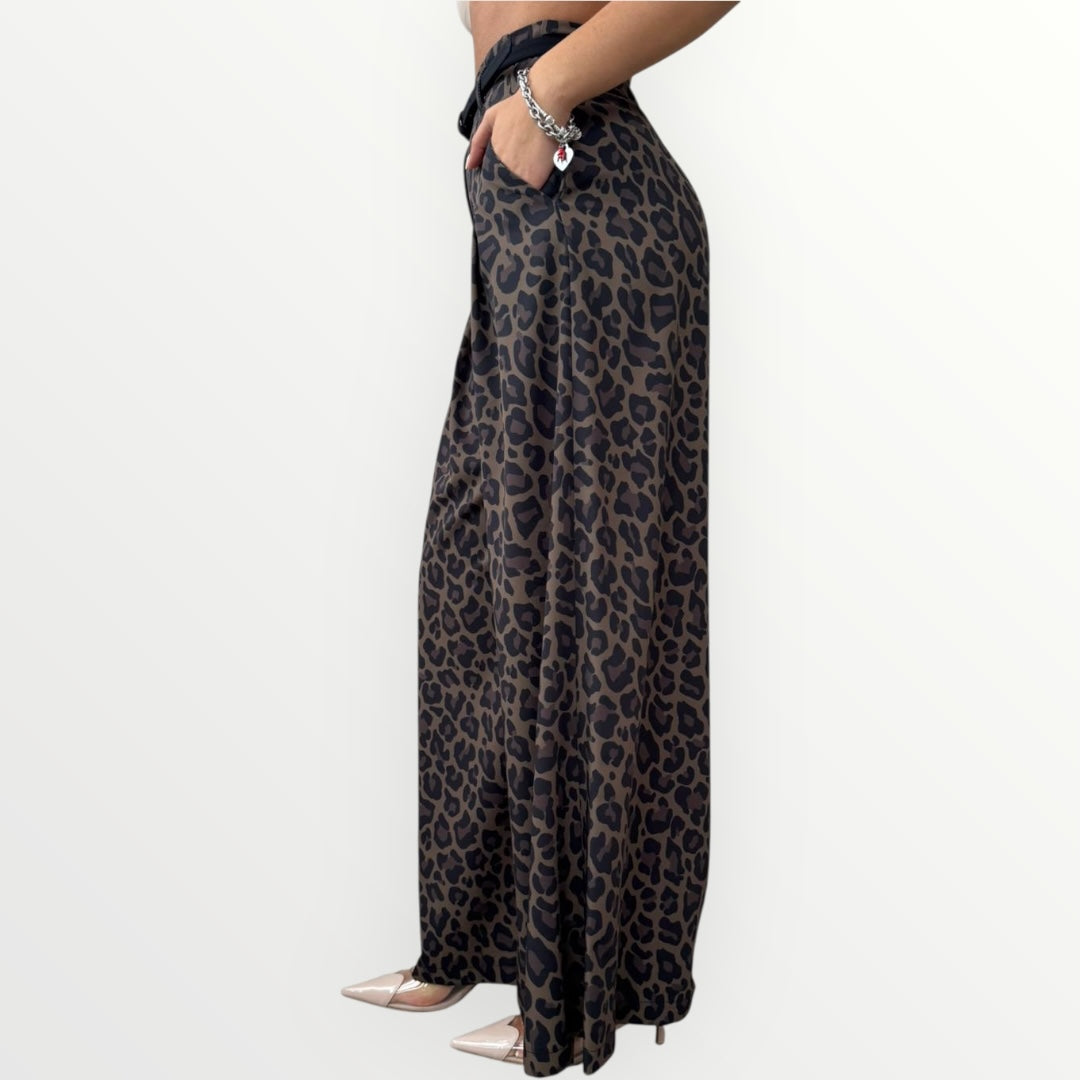 IMPERIAL - PANTALONE A PALAZZO CON PINCE
