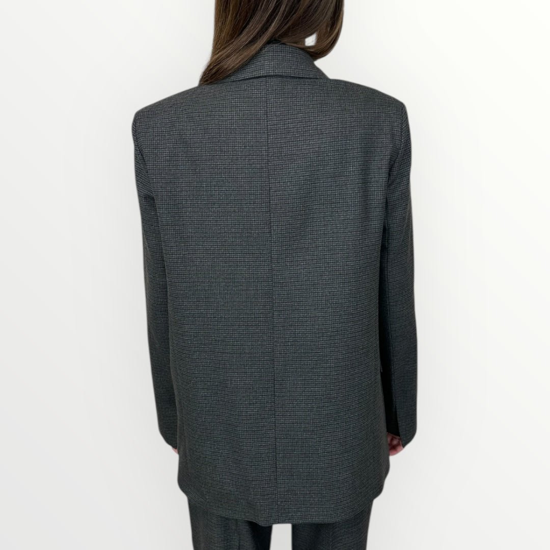 FERRONE - GIACCA DOPPIOPETTO IN CHECK