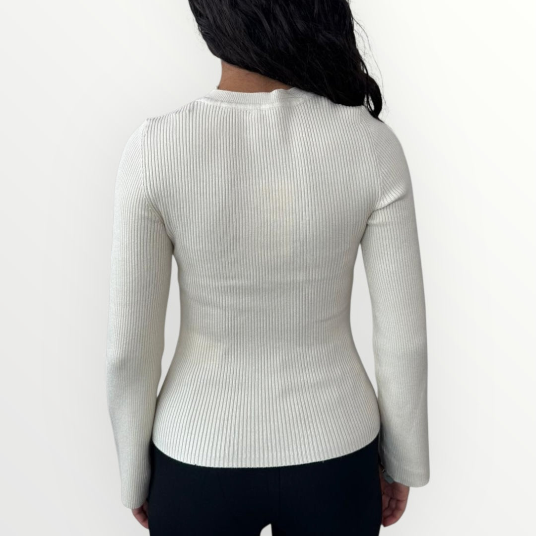 ONLY - MAGLIA A COSTINE