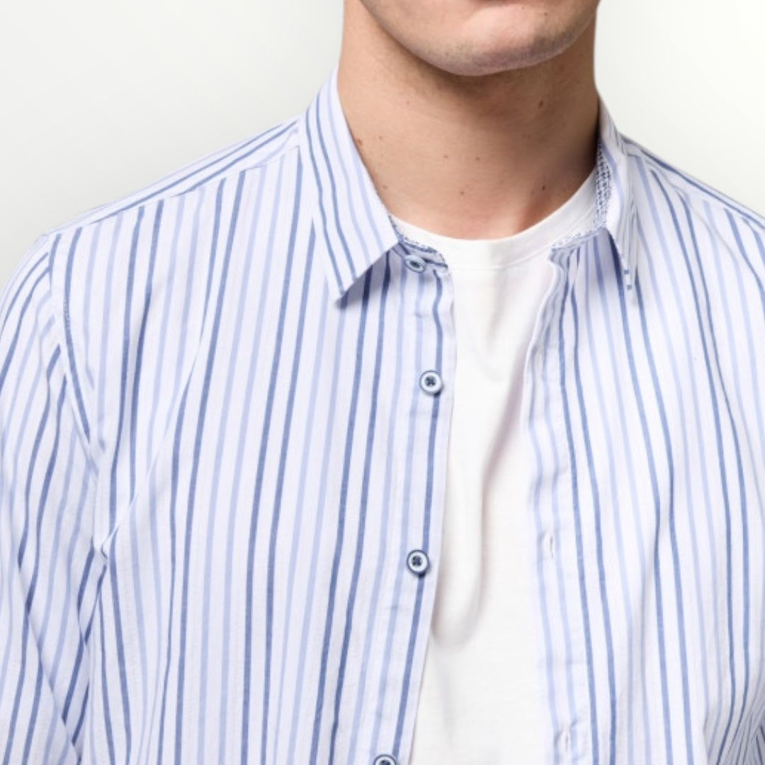 GIANNI LUPO - CAMICIA A RIGHE