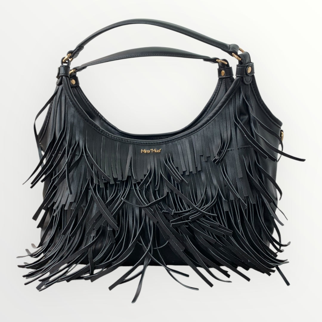 MIMI' MUA' - BORSA GRANDE CON FRANGE