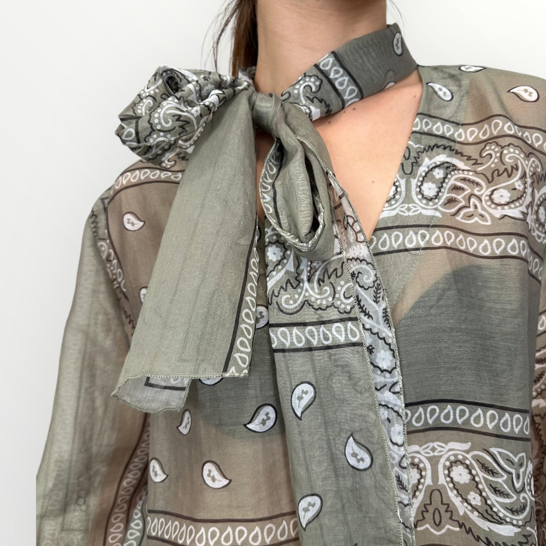 HAVEONE - CAMICIA STAMPA BANDANA
