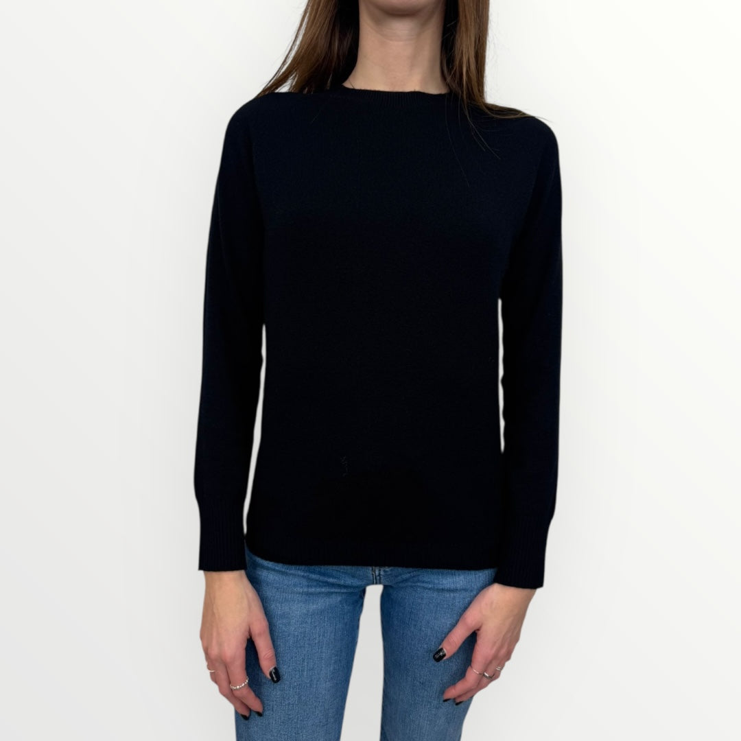 ANGELA DAVIS - MAGLIA SEMPLICE CON PROFILI A COSTINA