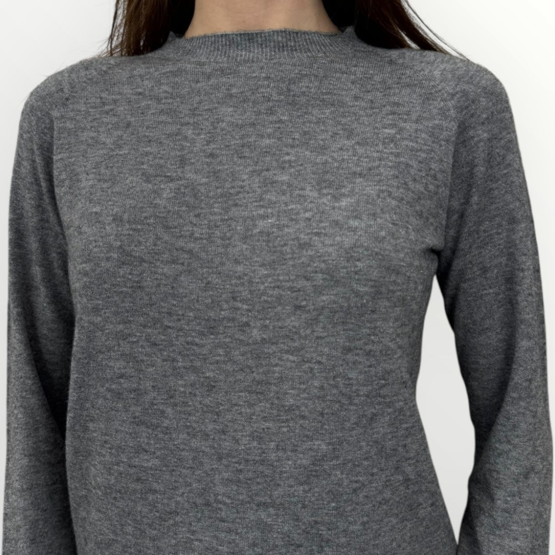 ANGELA DAVIS - MAGLIA SEMPLICE CON PROFILI A COSTINA