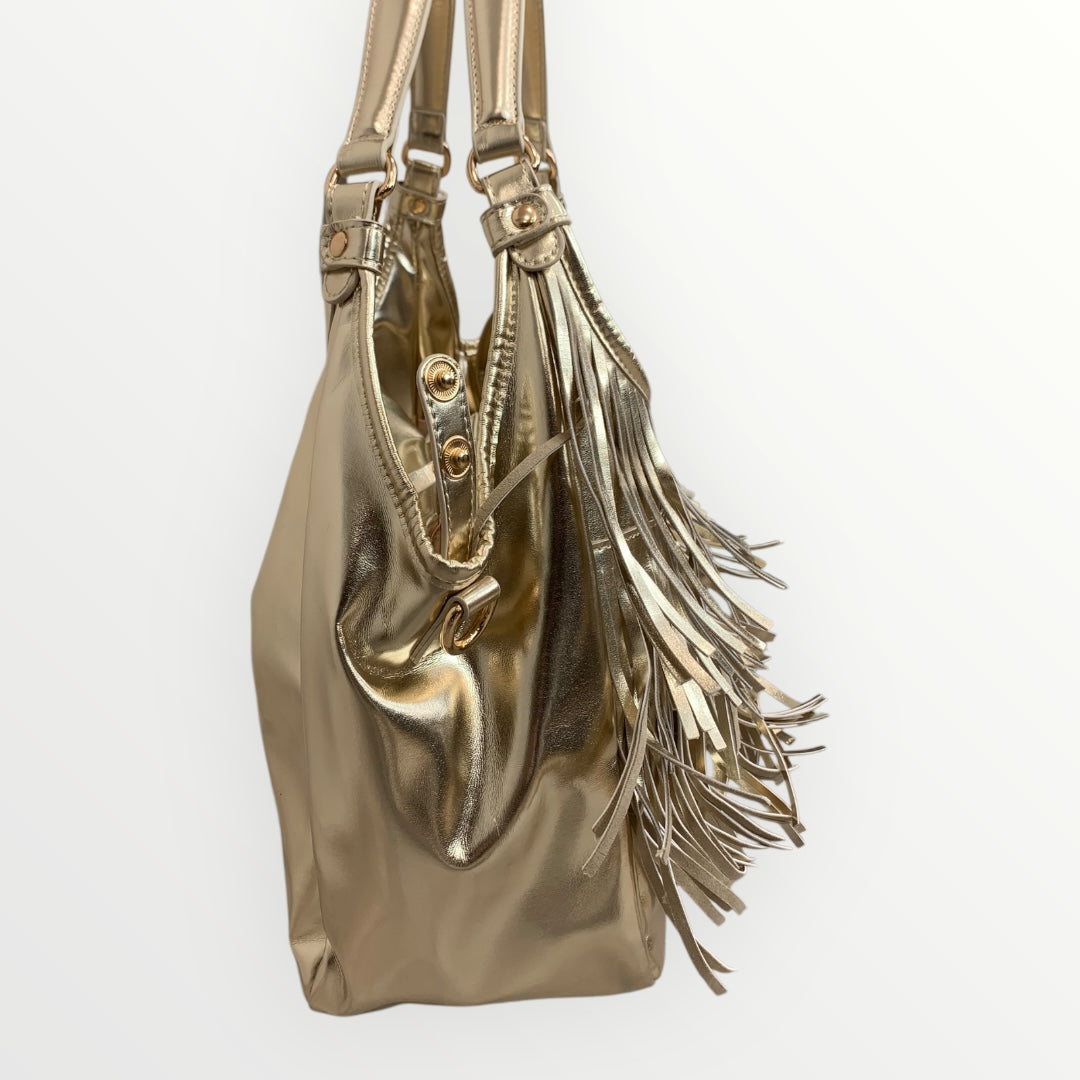 MIMI' MUA' - BORSA GRANDE CON FRANGE