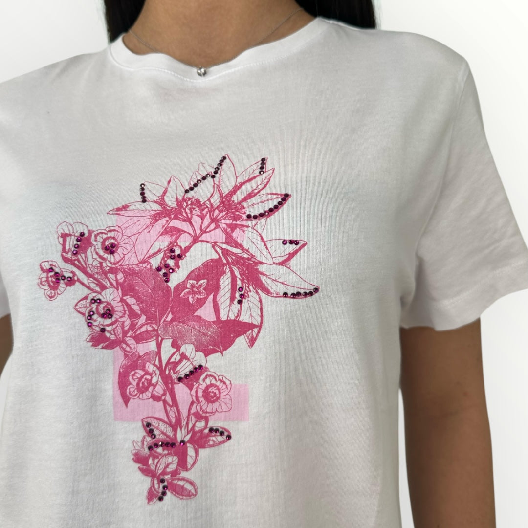 EMME MARELLA - T-SHIRT FOGLIA