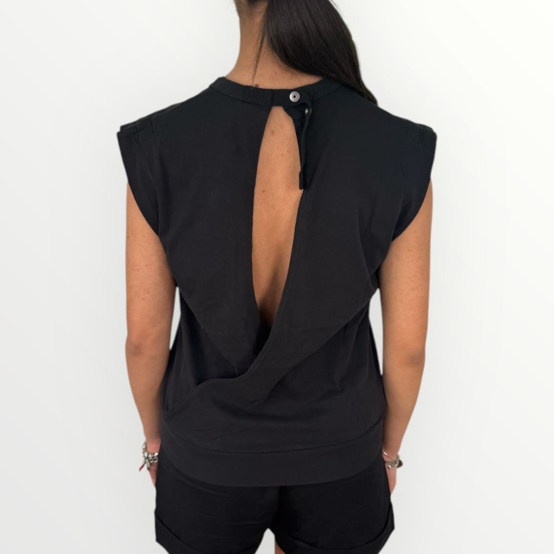 G-STAR RAW - T-SHIRT CON APERTURA SUL RETRO